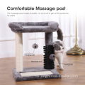19 "Tinggi Kucing Pendek Tree Cat Perch Scratcher dengan Berus Plastik